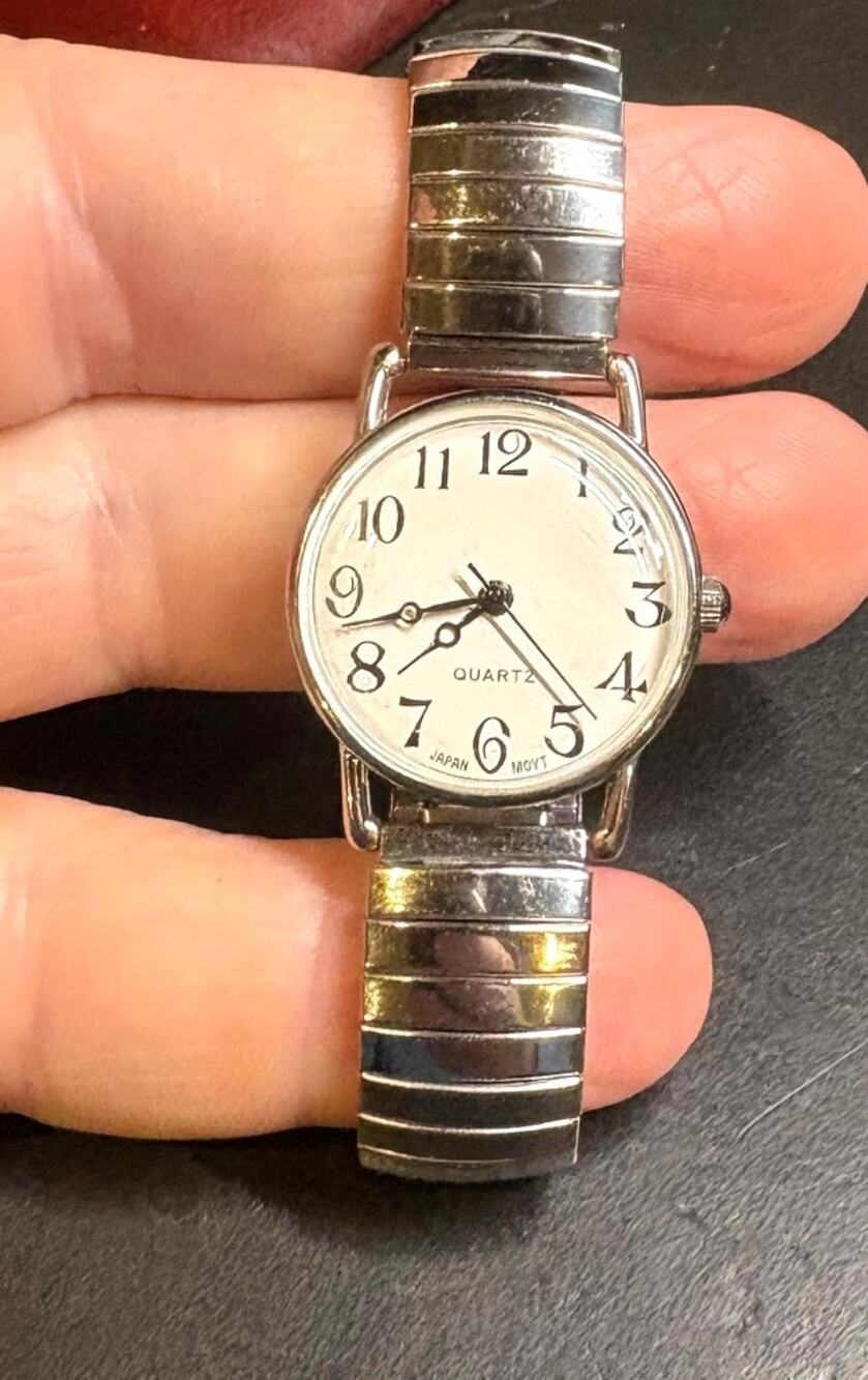 Women's Silver Tone 23mm ETC Watch, Expansion Band